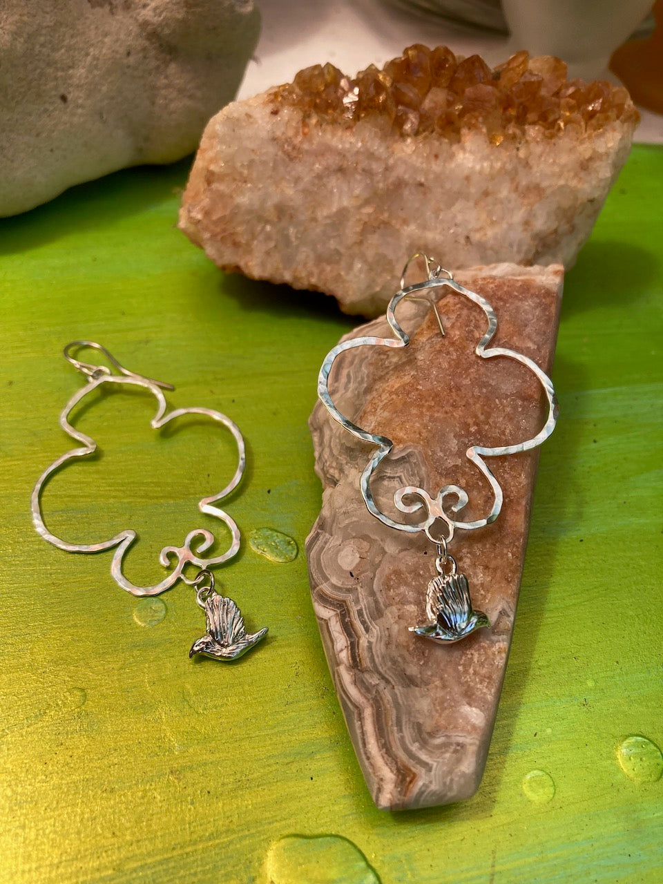 Apapane in the Clouds