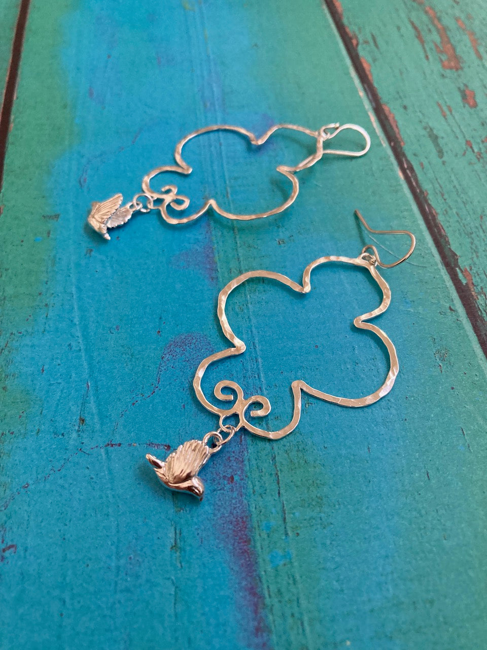 Apapane in the Clouds