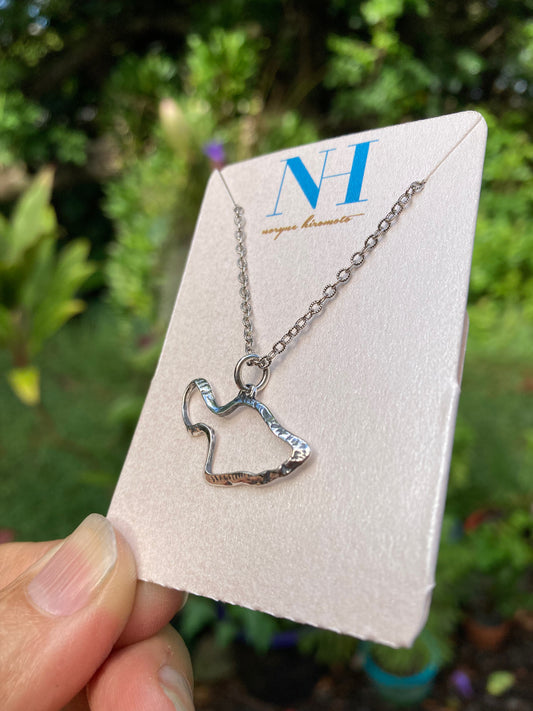 Maui Island Coastline Pendant