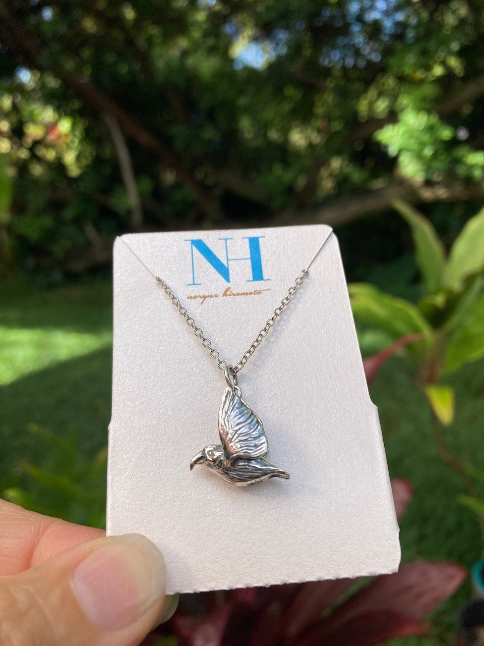 Flying Kiwikiu - Maui Parrotbill Pendant