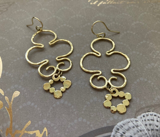Goddess Earrings in 18k Yellow Gold