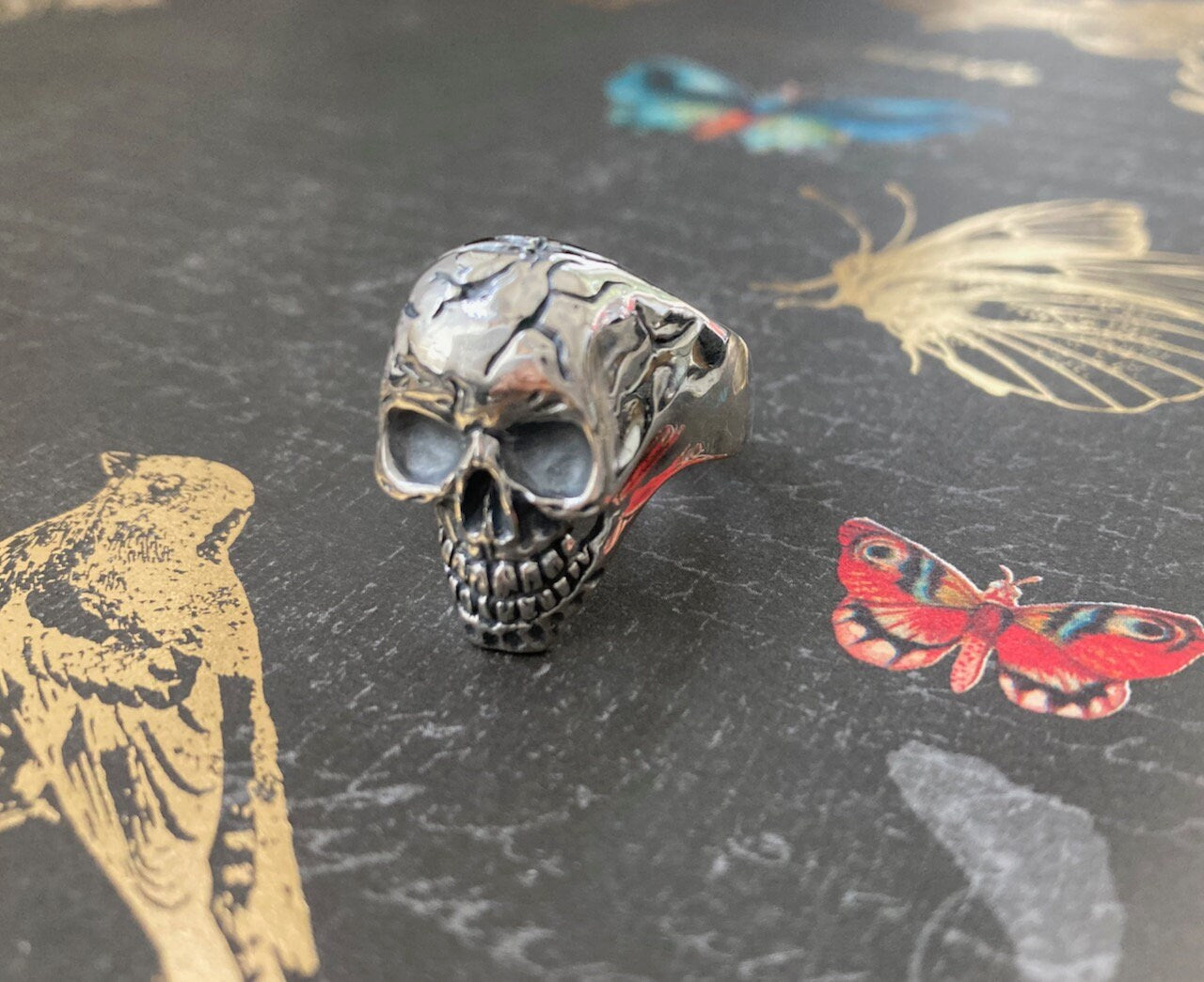 Skull Ring Classic - Sterling Silver