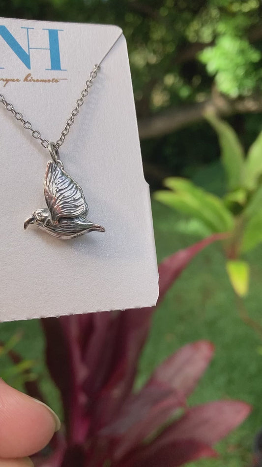 Flying Kiwikiu - Maui Parrotbill Pendant