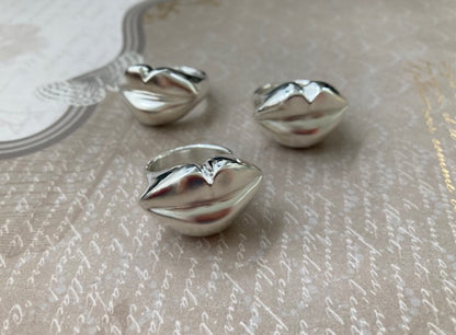 Hot Lips Ring - Sterling Silver