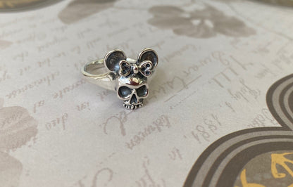 Miss Mouse Skully Skull Ring