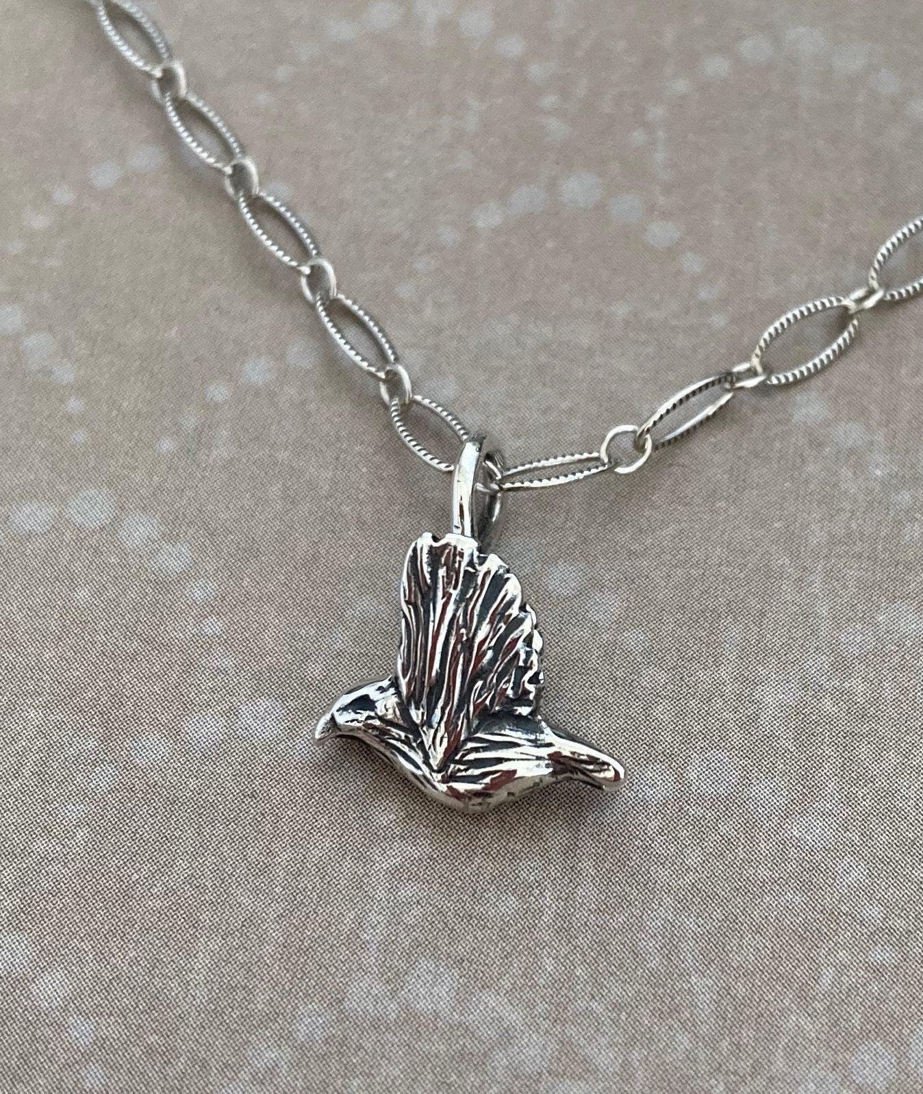 Flying 'Apapane Bird Necklace