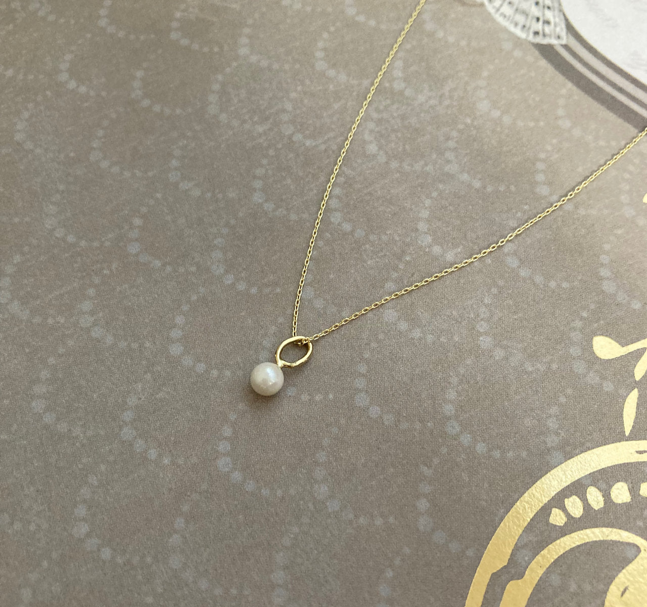 Baby Akoya Cultured Saltwater Pearl Pendant 14k Gold