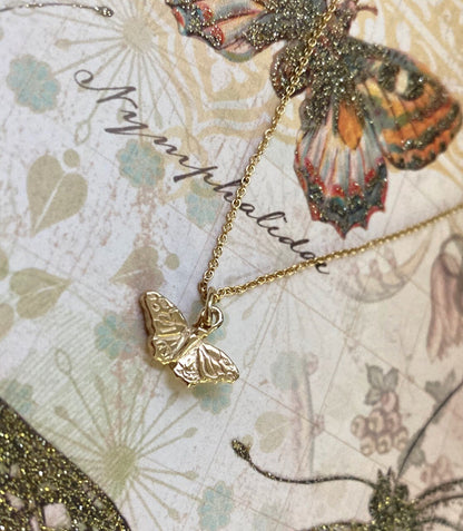 Kamehameha Butterfly Pendant in 18k Gold