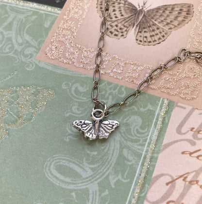 Kamehameha Butterfly Pendant in Sterling Silver