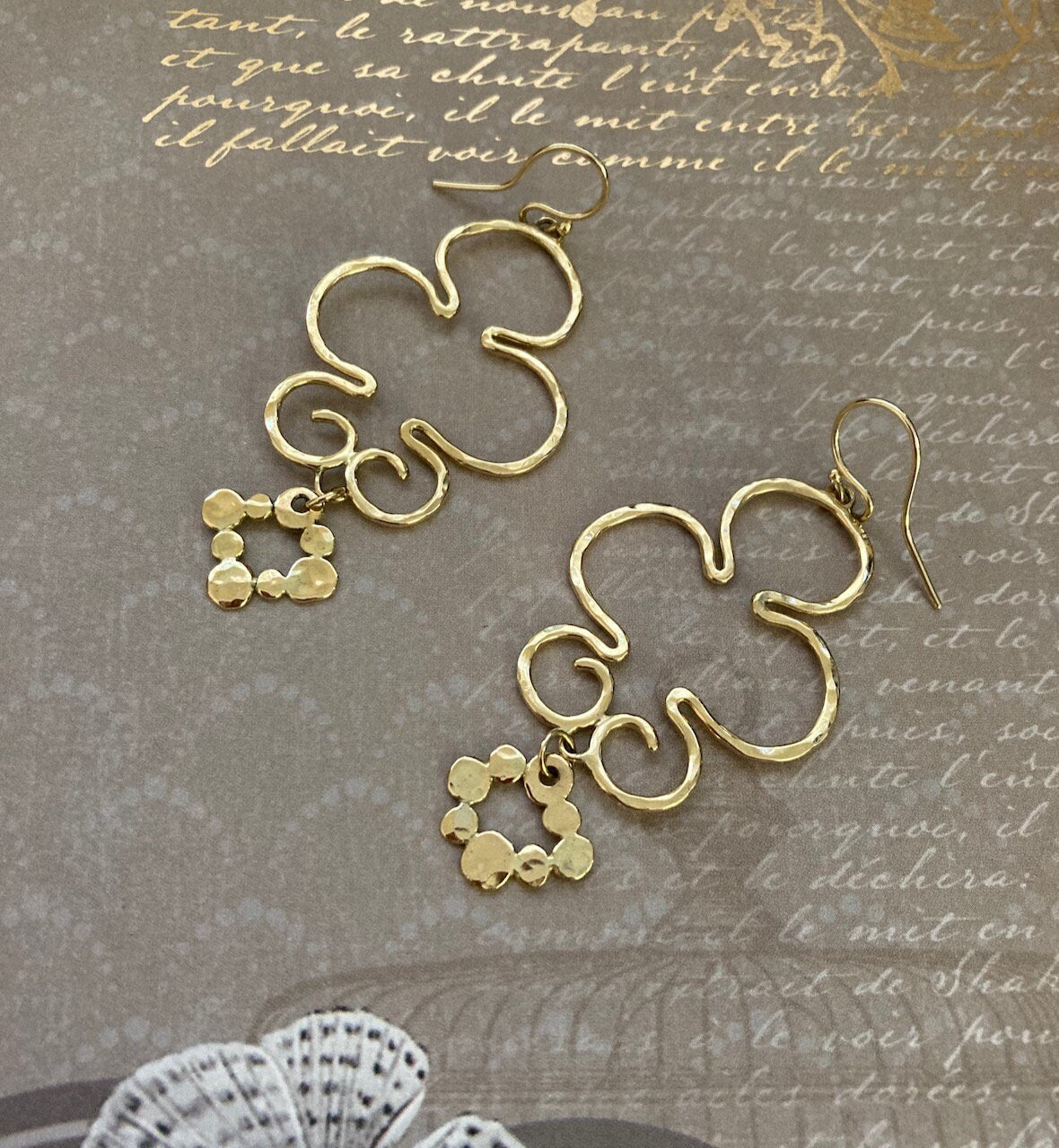 Goddess Earrings in 18k Yellow Gold