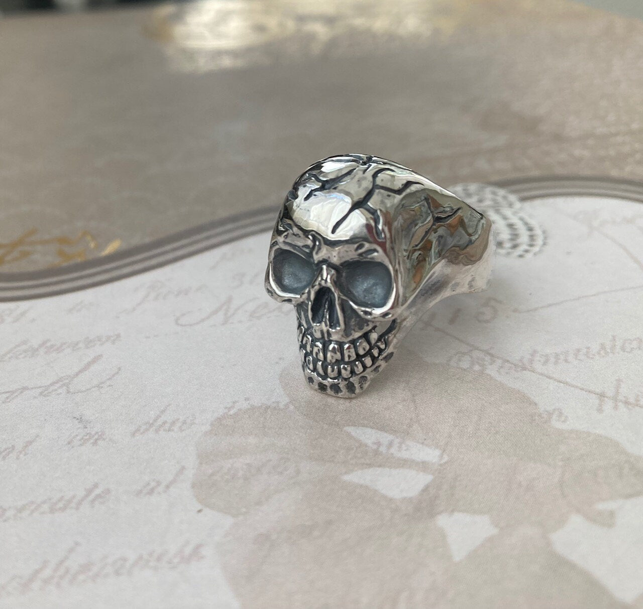 Skull Ring Classic - Sterling Silver