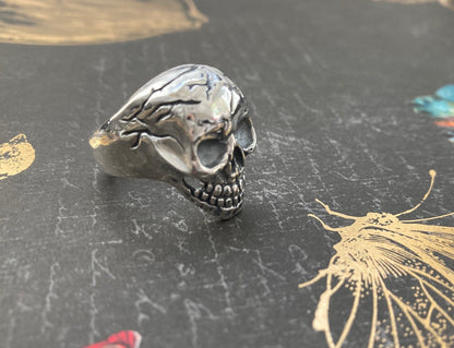 Skull Ring Classic - Sterling Silver