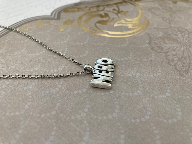 NERD Pendant in Sterling Silver