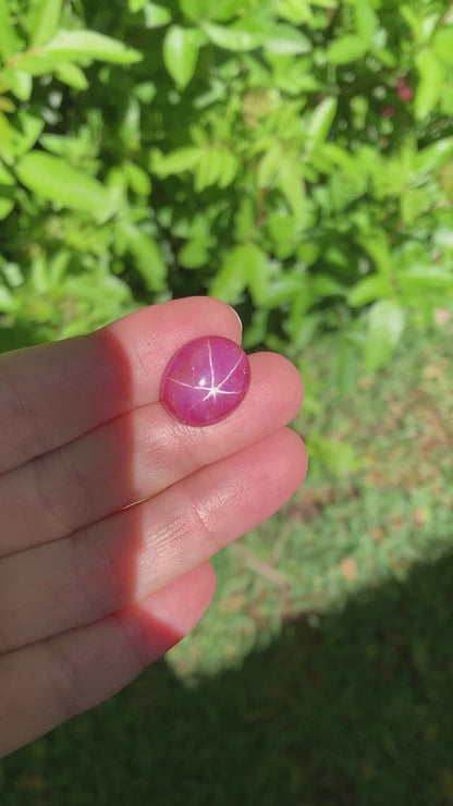 Star Sapphire Goddess Ring